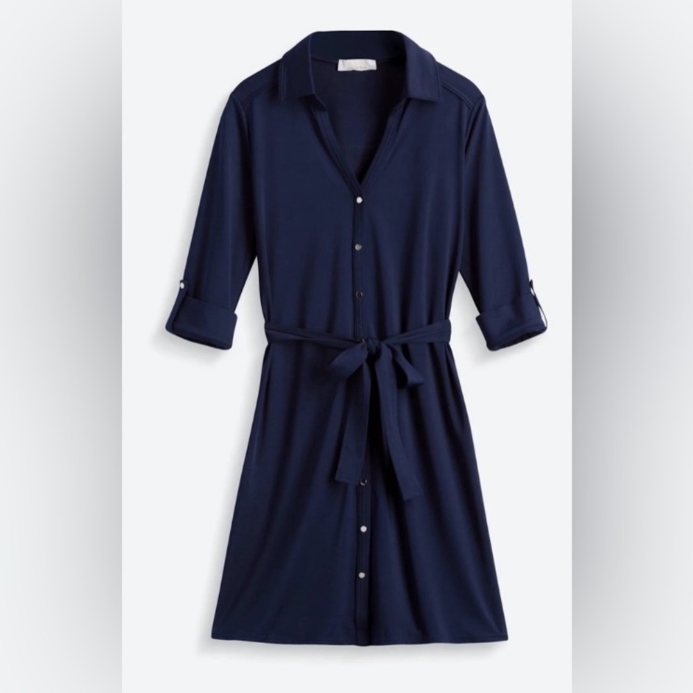Emily Rose Addley Jersey Shirt Dress